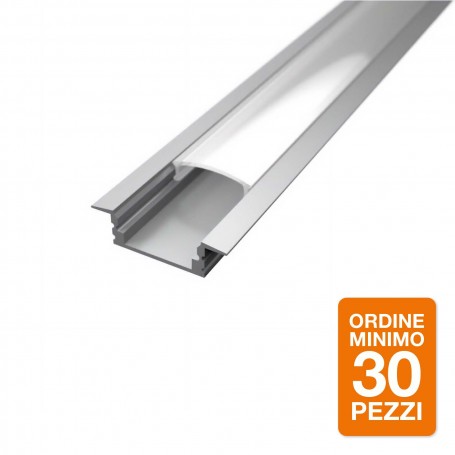 Profilo FLESSIBILE da 1 e 2m in alluminio per strisce LED