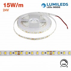 Striscia LED 15W 24V, 120LED/M IP20, Lumileds Chip