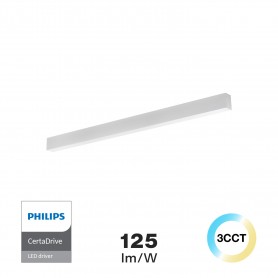 Lampada Lineare LED a Plafoniera 42W 120cm, Bianca, chip SAMSUNG LED