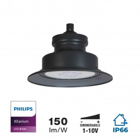 Armatura Stradale Sospesa 65W, IP66, 150lm/W, Dimmerabile 1-10V, Programmabile - PHILIPS Xitanium