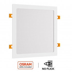 Pannello LED Quadrato 30W, 3.000lm, no Flickering, Foro 280x280mm, OSRAM LED