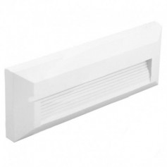 Segnapasso a muro 3W (senza incasso), colore bianco, dimensioni 150x60x28mm