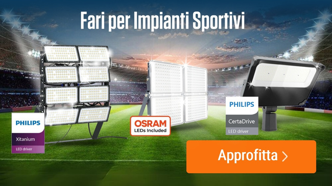 Fari per Impianti Sportivi