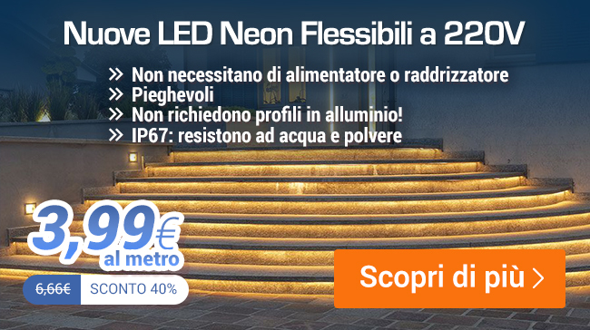 Nuove LED Neon Flessibili 220V